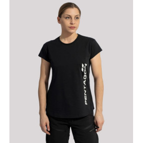 Damen Whisper T-Shirt "Pentagon Vertical" schwarz - Pentagon