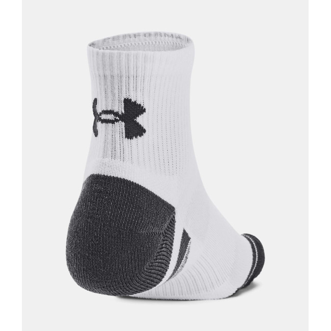 Set van 3 paar sokken UA Performance Tech Quarter - Wit - Under Armour