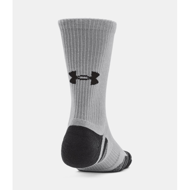 Lot de 3 paires de chaussettes UA Performance Tech Crew - Gris - Under Armour