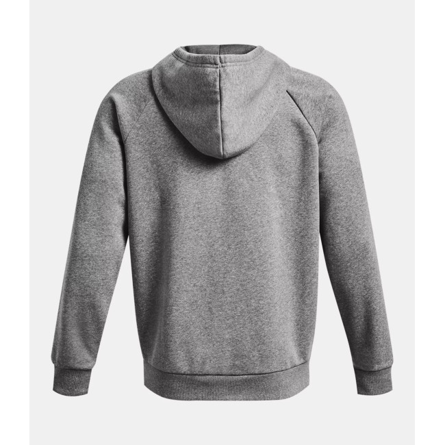 UA Rival Full-Length Kapuzenpullover für Herren - Grau meliert / Weiß - Under Armour