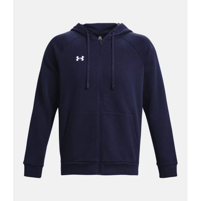 Sweat à capuche Full-Length homme UA Rival - Bleu Marine - Under Armour