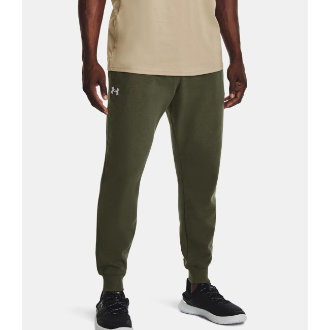 Jogging polaire homme UA Rival - Vert Olive - Under Armour