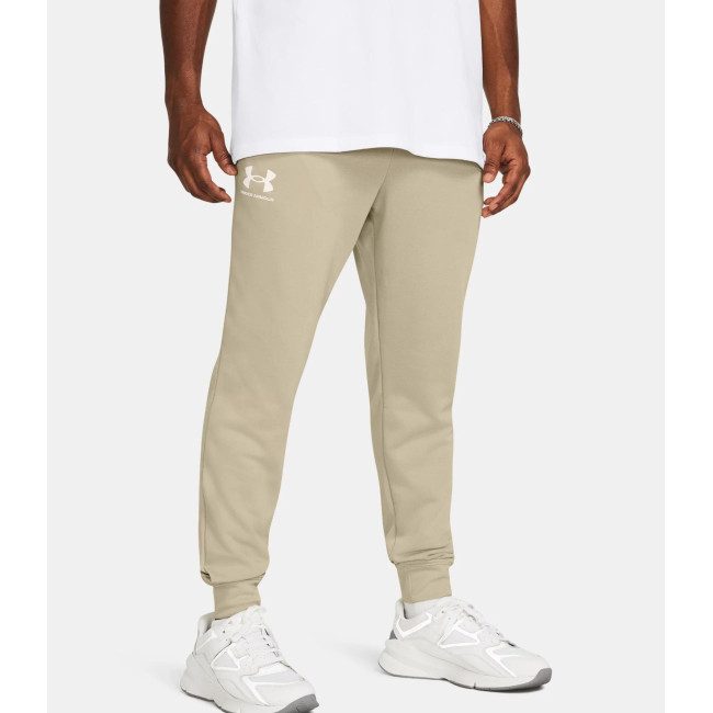 Jogging homme UA Rival Terry - Khaki - Under Armour