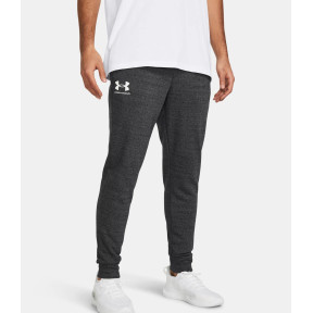 Jogging homme UA Rival Terry - Gris Chiné / Blanc - Under Armour