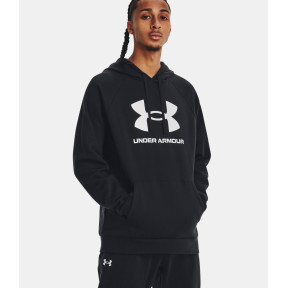 Hoodie polaire homme UA Rival Logo - Noir - Under Armour
