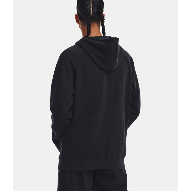 Hoodie polaire homme UA Rival Logo - Noir - Under Armour