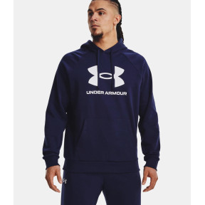 Hoodie polarowa męska UA Rival Logo - Granatowa - Under Armour