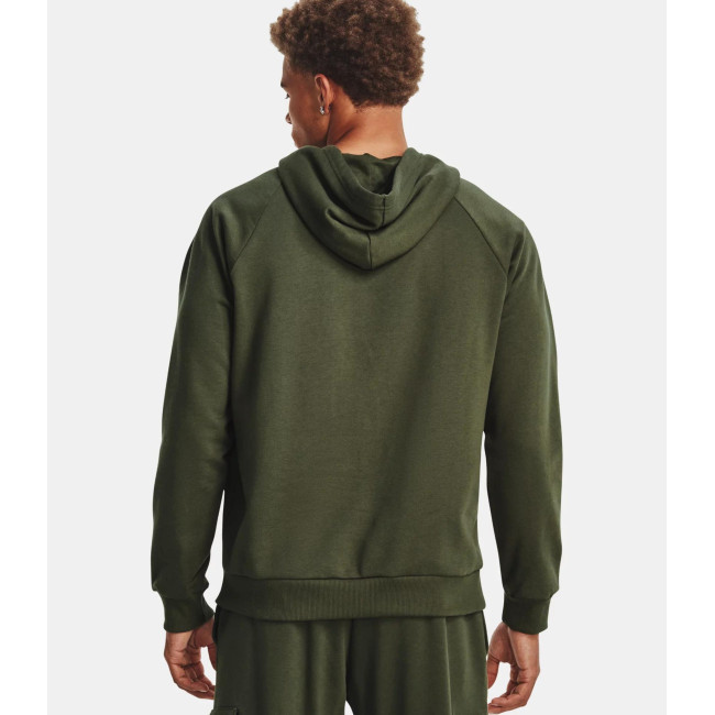 Hoodie fleece heren UA Rival - Olijfgroen - Under Armour