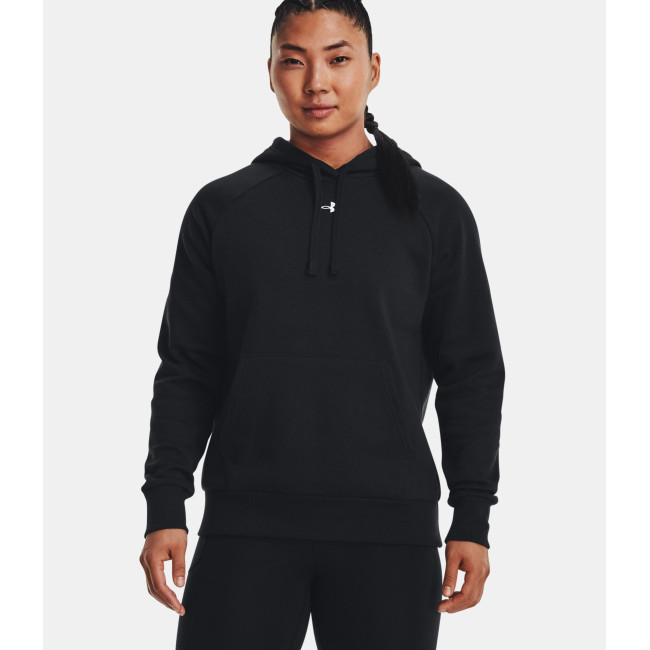 Hoodie polarowa damska UA Rival - Czarna - Under Armour