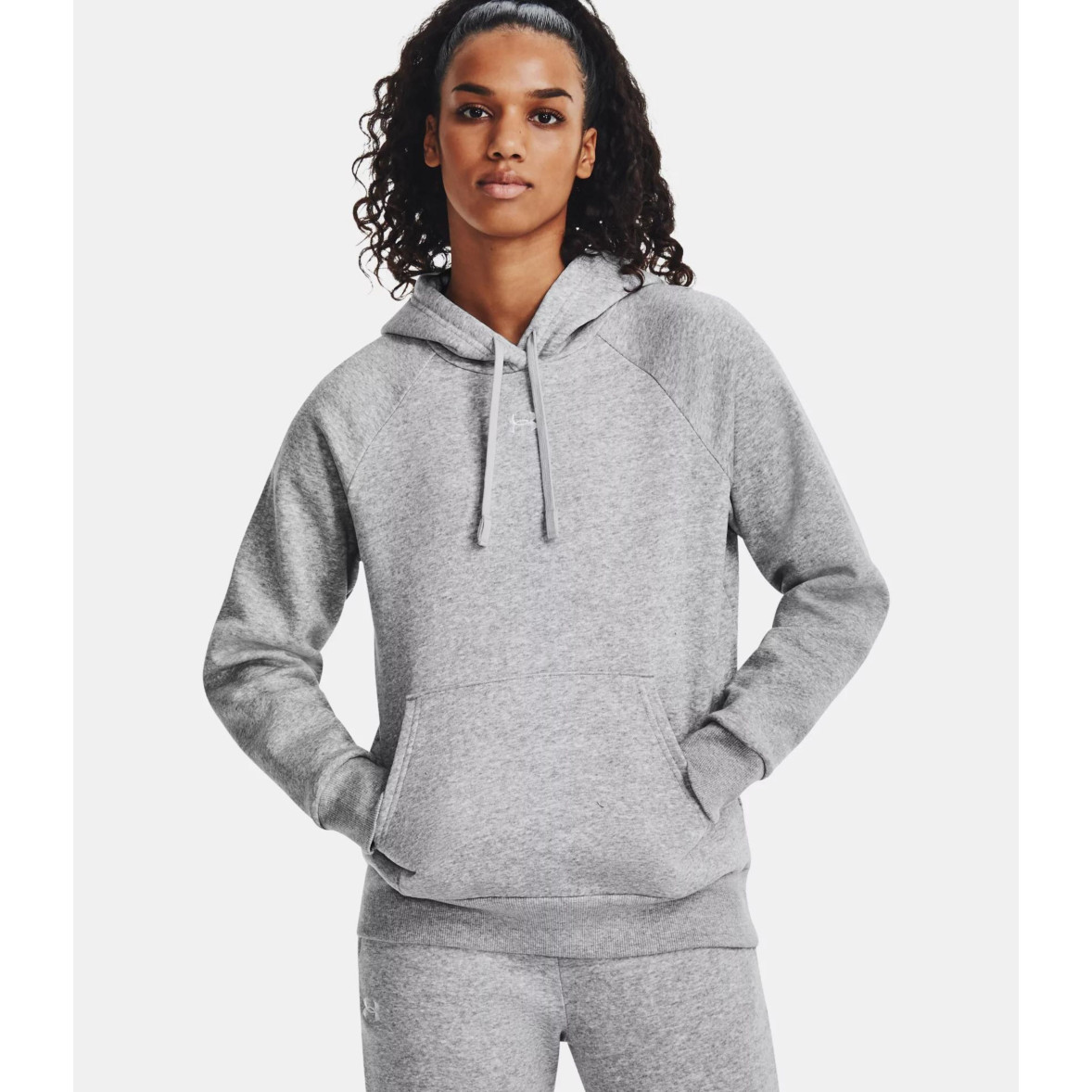 UA Rival Women's Fleece Hoodie Gray Under Armour