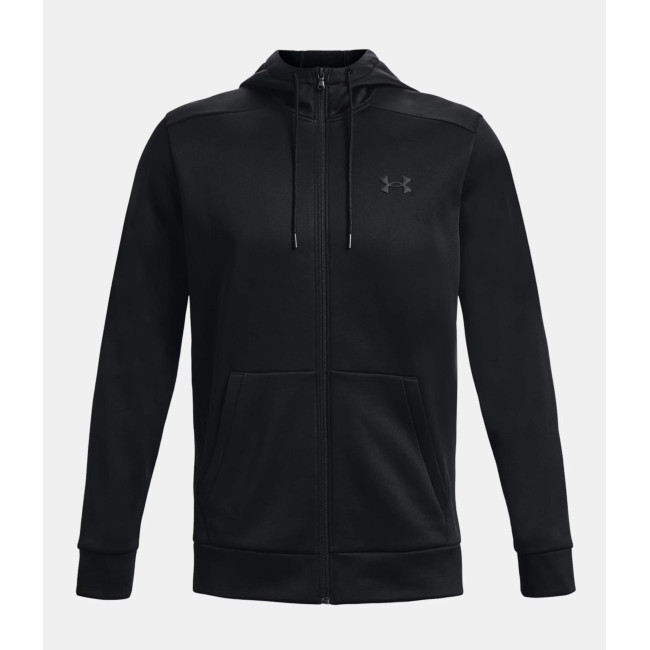 Hoodie homme Armour Fleece® Full-Zip - Noir - Under Armour