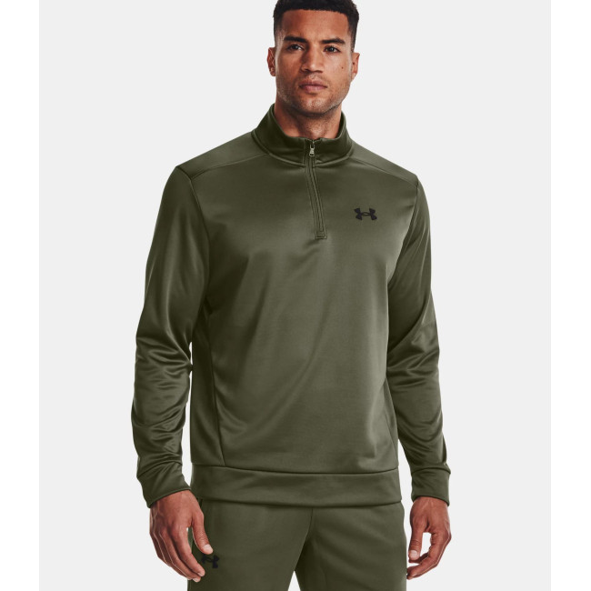 Herren-Hoodie Armour Fleece® ¼ Zip - Olivgrün - Under Armour
