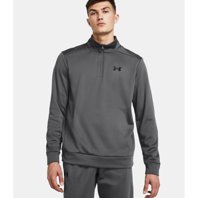 Herren-Hoodie Armour Fleece® ¼ Zip - Steingrau - Under Armour