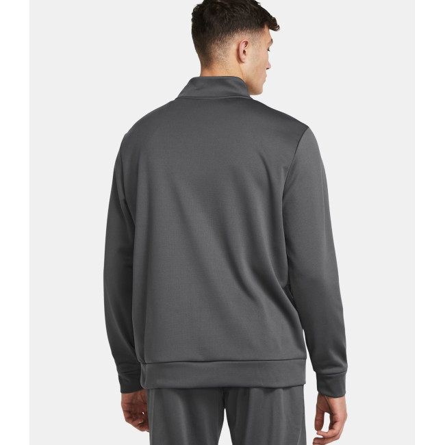 Hoodie homme Armour Fleece® ¼ Zip - Gris Pierre - Under Armour
