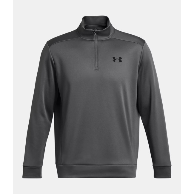Hoodie homme Armour Fleece® ¼ Zip - Gris Pierre - Under Armour