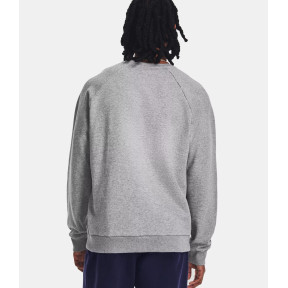 UA Rival Fleece-Oberteil für Herren - Grau meliert / Weiß - Under Armour