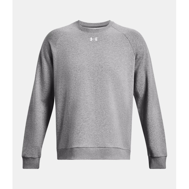 Haut polaire homme UA Rival - Gris Chiné / Blanc - Under Armour