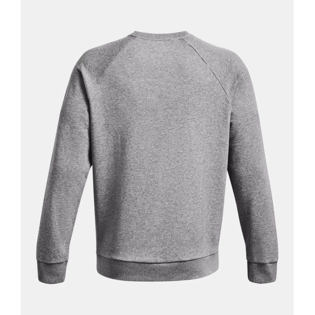Heren fleece top UA Rival - Grijs Gemêleerd / Wit - Under Armour
