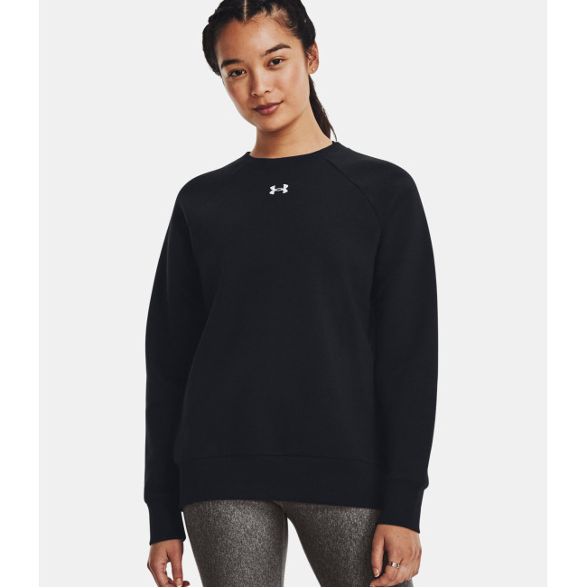 UA Rival Fleece-Oberteil für Damen - Schwarz - Under Armour