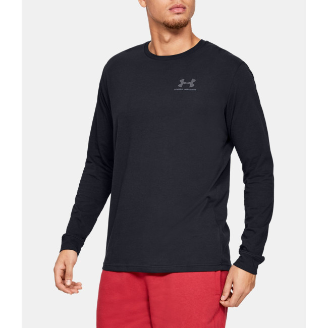 Haut à manches longues UA Sportstyle logo poitrine gauche - Noir - Under Armour