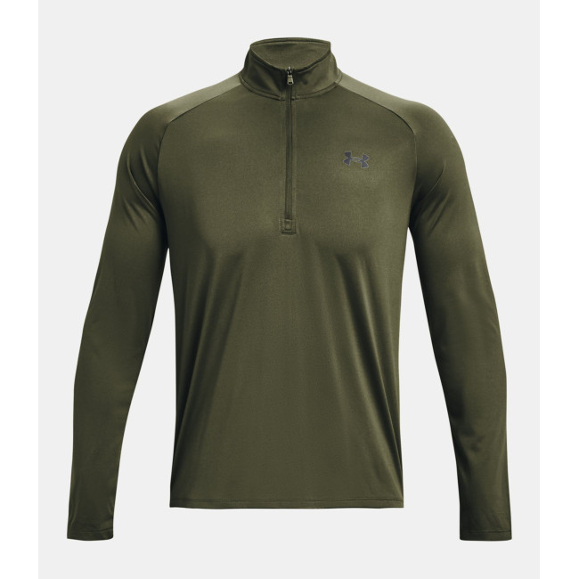 Haut à manches longues et ½ zip UA Tech™ pour homme - Vert Olive - Under Armour