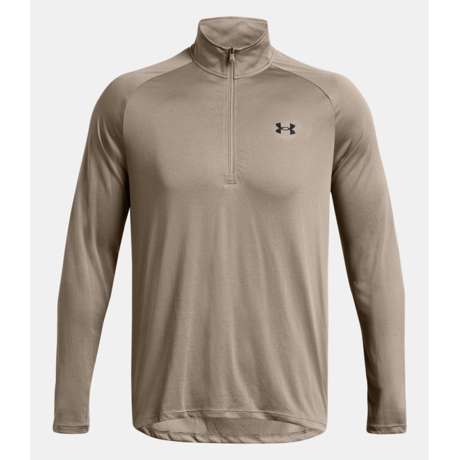 Haut à manches longues et ½ zip UA Tech™ pour homme - Taupe - Under Armour