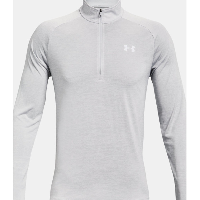 UA Tech™ Langarm-Shirt mit ½ Reißverschluss für Herren - Halo Grau - Under Armour