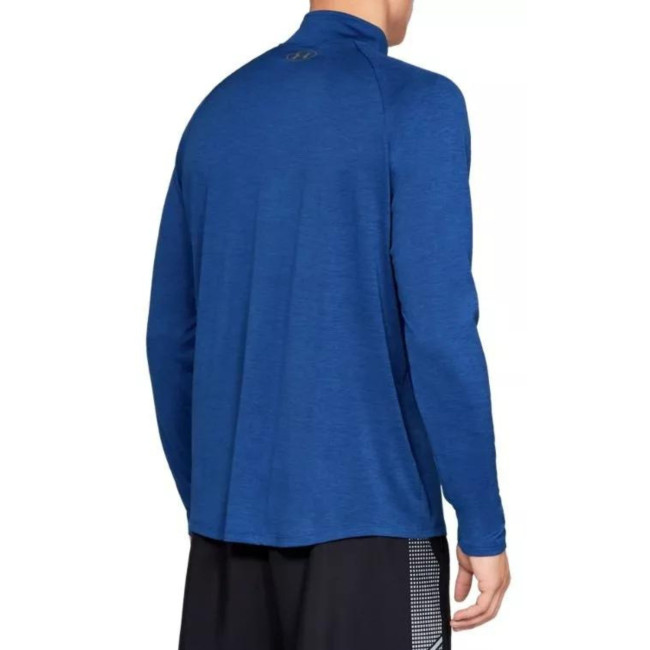 Koszulka z długimi rękawami i ½ zamkiem UA Tech™ dla mężczyzn - Niebieski Królewski - Under Armour