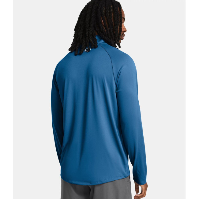 UA Tech™ Langarm-Shirt mit ½ Reißverschluss für Herren - Photon Blau - Under Armour