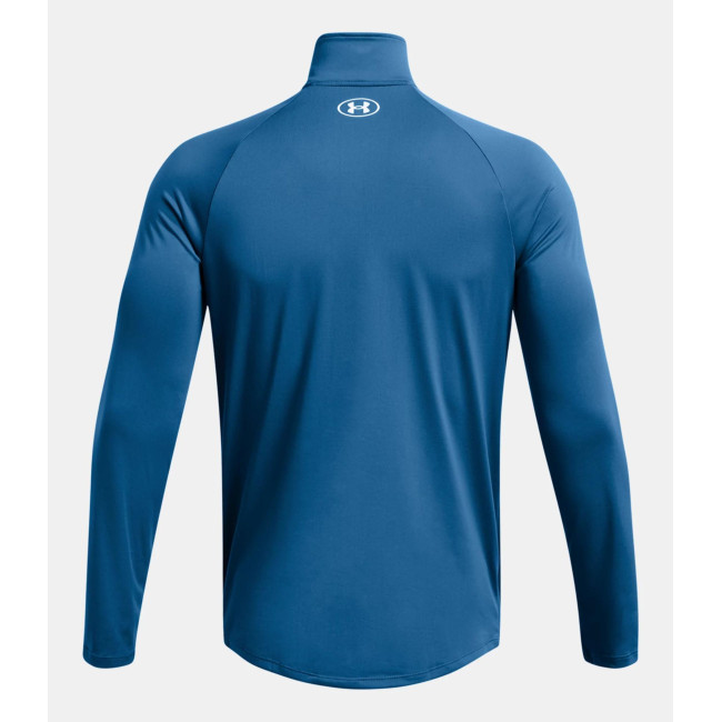 UA Tech™ Langarm-Shirt mit ½ Reißverschluss für Herren - Photon Blau - Under Armour