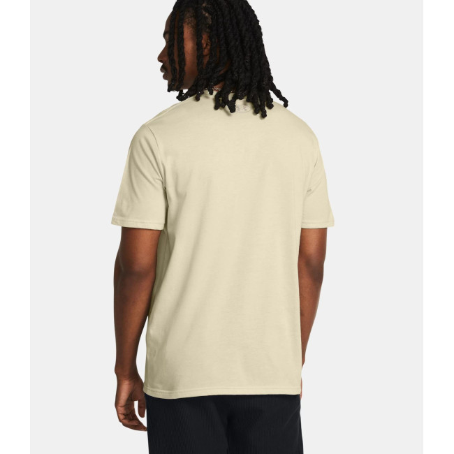 Korte mouwen shirt UA ABC Camo Boxed Logo voor heren - Khaki - Under Armour