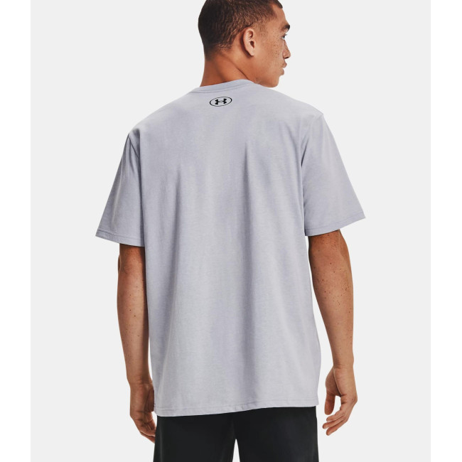 Haut à manches courtes UA ABC Camo Boxed Logo pour homme - Gris - Under Armour