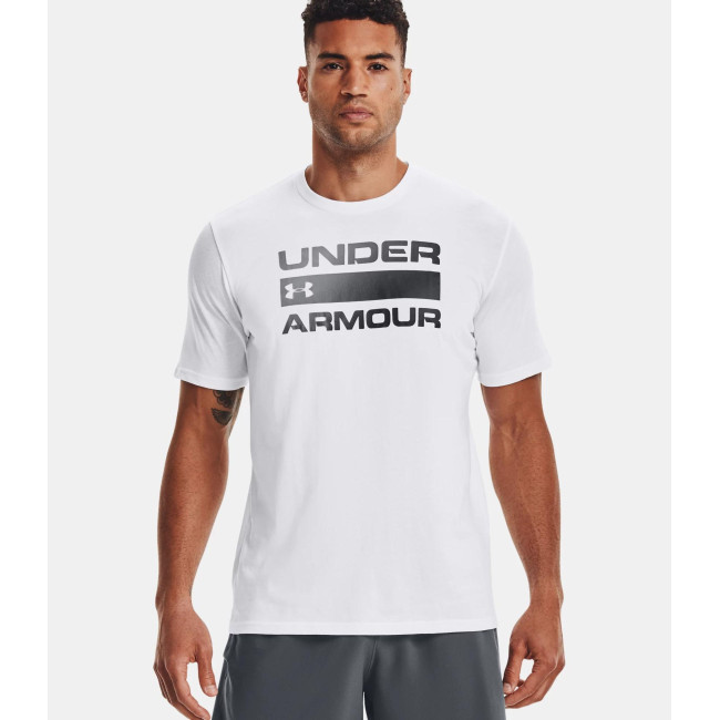 Koszulka z krótkimi rękawami UA Team Issue - Biała - Under Armour