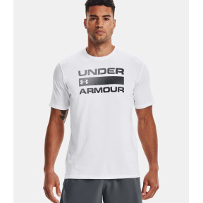 UA Team Issue Kurzarm-Oberteil mit Logo - Weiß - Under Armour