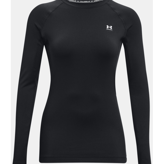 Koszulka z wysokim kołnierzem UA Authentics dla kobiet - Czarny - Under Armour