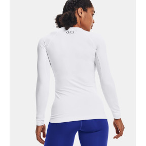 Koszulka z wysokim kołnierzem UA Authentics dla kobiet - Biały - Under Armour