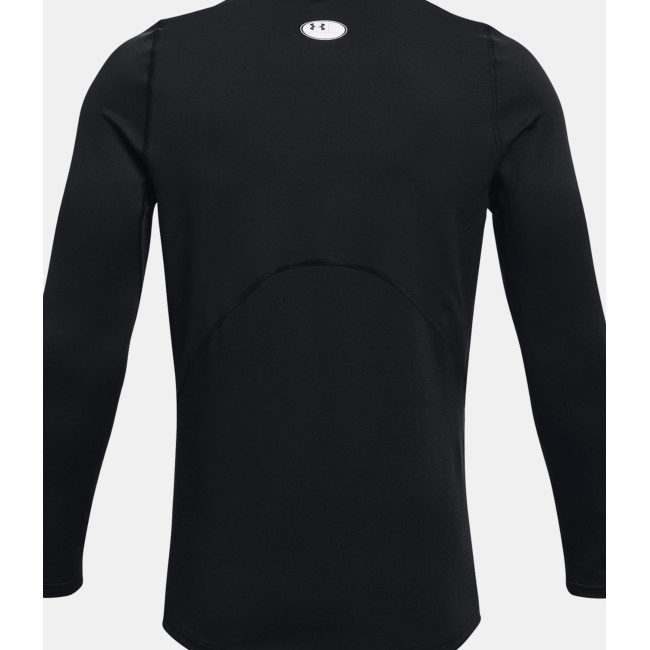 Haut à col ras du cou ajusté ColdGear® Armour pour homme - Noir - Under Armour