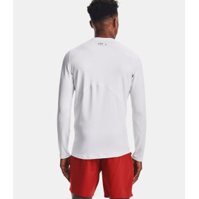 Haut à col ras du cou ajusté ColdGear® Armour pour homme - Blanc - Under Armour