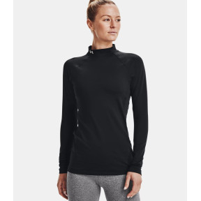 Koszulka z wysokim kołnierzem UA Authentics dla kobiet - Czarny - Under Armour