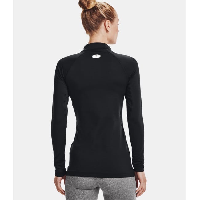 UA Authentics hoge kraag top voor dames - Zwart - Under Armour