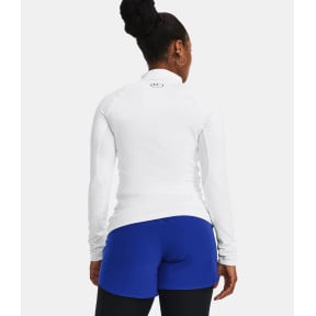 Koszulka z wysokim kołnierzem UA Authentics dla kobiet - Biały - Under Armour