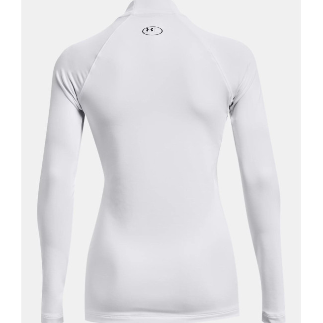 UA Authentics Damen-Shirt mit Stehkragen - Weiß - Under Armour