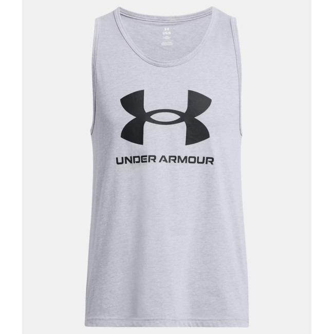 UA Sportstyle Logo Tanktop für Herren - Stahlgrau - Under Armour