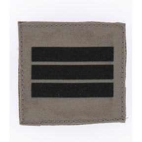 Galão de peito Tecido com velcro Exército baixa visibilidade - Capitão