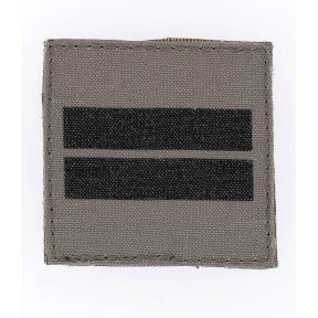 Galón de pecho Tela con velcro Ejército de Tierra baja visibilidad - Lieutenant