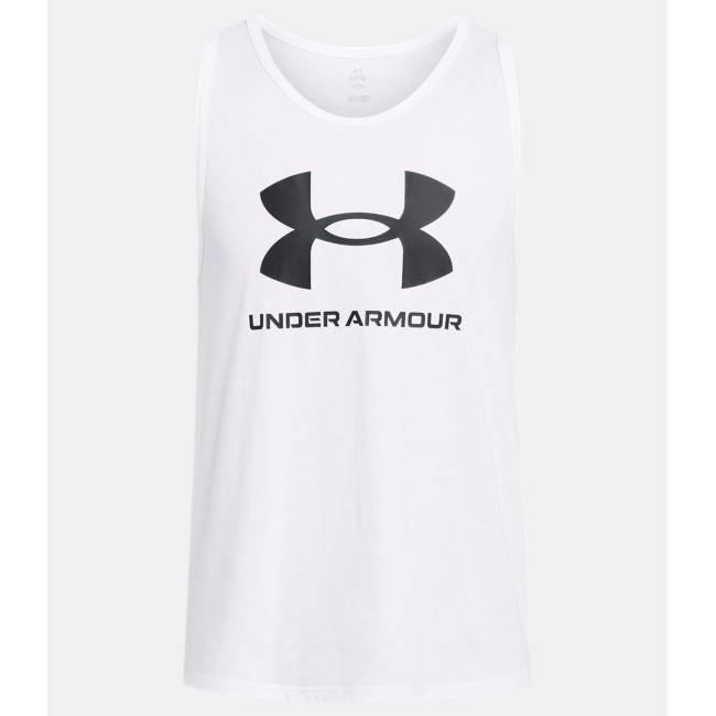 Heren tanktop UA Sportstyle Logo - Wit - Under Armour