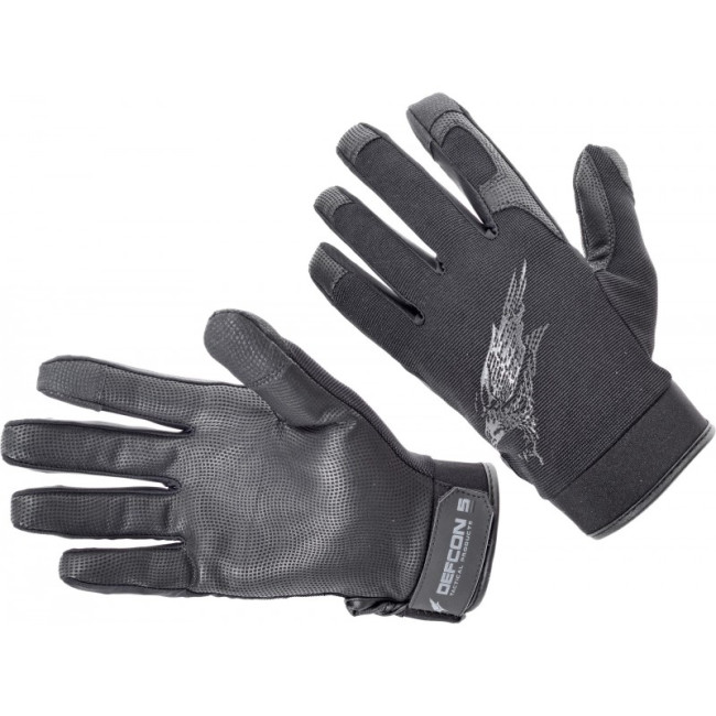 Gants de tir avec paume en cuir - Defcon 5
