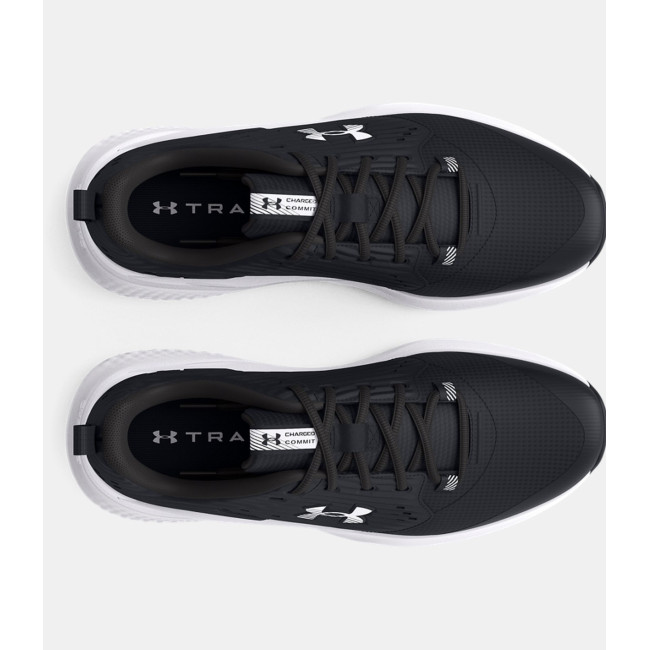 Herrenschuhe UA Commit 4 - Schwarz / Weiß - Under Armour
