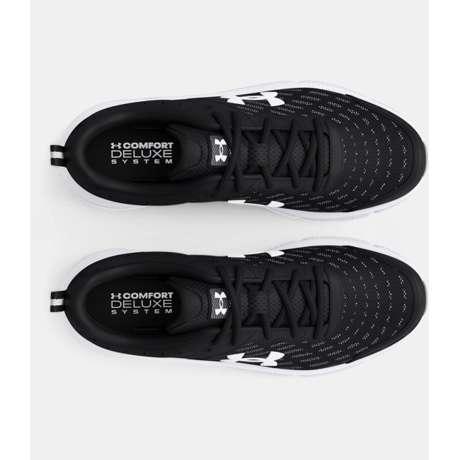Buty męskie UA Charged Assert 10 - Czarny / Biały - Under Armour