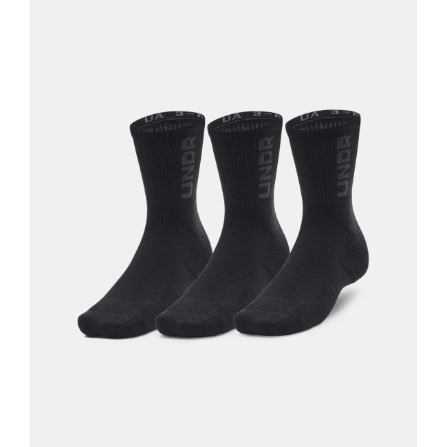 Skarpetki UA 3-Maker 3-Pack Mid-Crew - Czarne - Under Armour